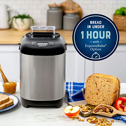 Oster Bread Maker with ExpressBake for Busy Families | Perfect Loaf in Just 2 Hours
| Oster Bread Maker with ExpressBak