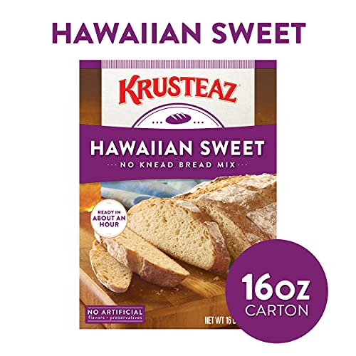 Hawaiian sweet no knead bread mix for beginners, perfect for home bakers, easy recipe, 16 oz
| Homemade Hawaiian sweet