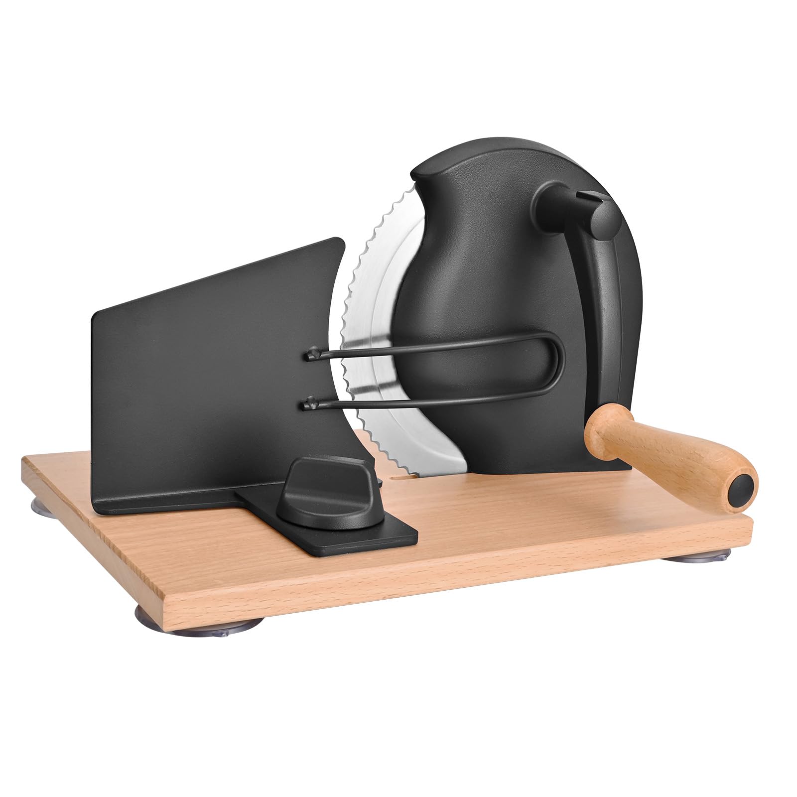 Classic Home Bread Slicer with Hand Crank for Homemade Sourdough (Black)  
Home Made Sourdough with Classic Manual Bread