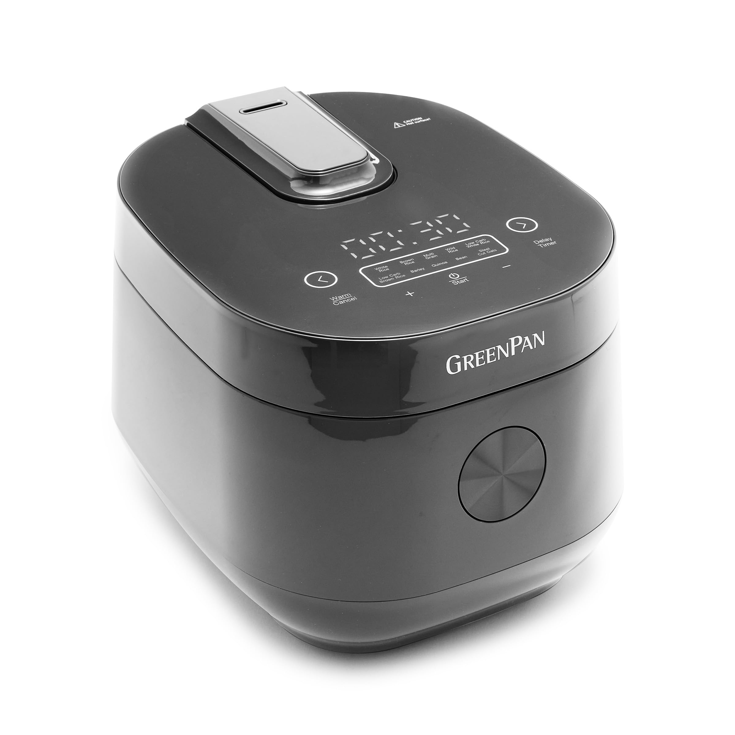 GreenPan Carb Reducing Electric Rice Cooker, 4 Cups Uncooked/8 Cooked Rice, Healthier Meals, Steam, PFAS-Free Ceramic No