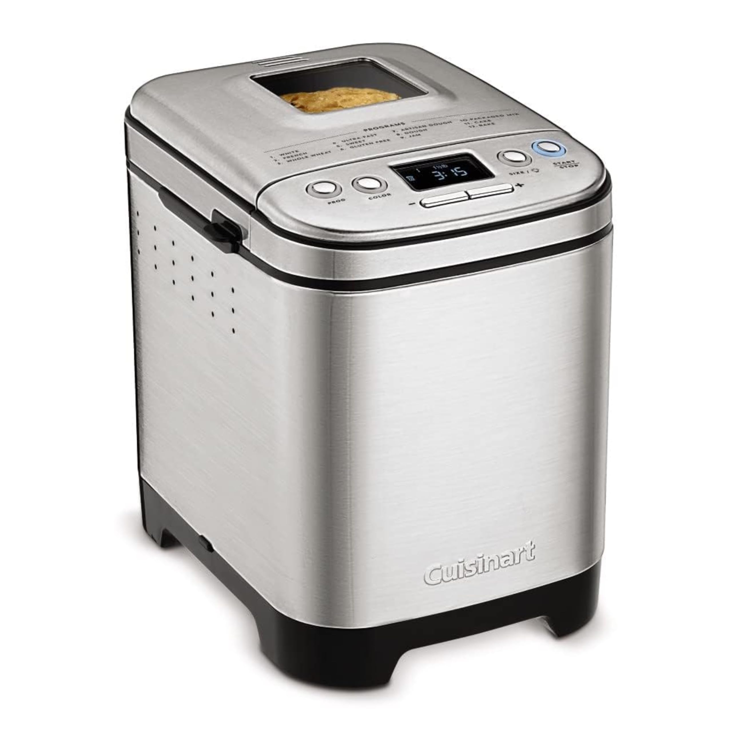 Cuisinart Bread Maker Machine, Compact and Automatic for Home Baking, cooks up to 2lb Loaves, CBK-110NAS
| Cuisinart Br